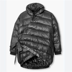 Universal Standard Black Kanda Puffer Coat Jacket-Size 14/16